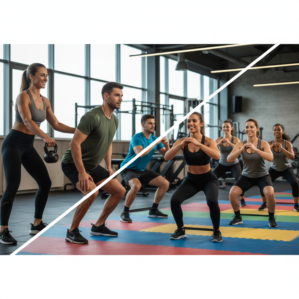 Personal Trainer ou Aulas em Grupo? Desvende a Melhor Opção para Seu Treino Funcional!