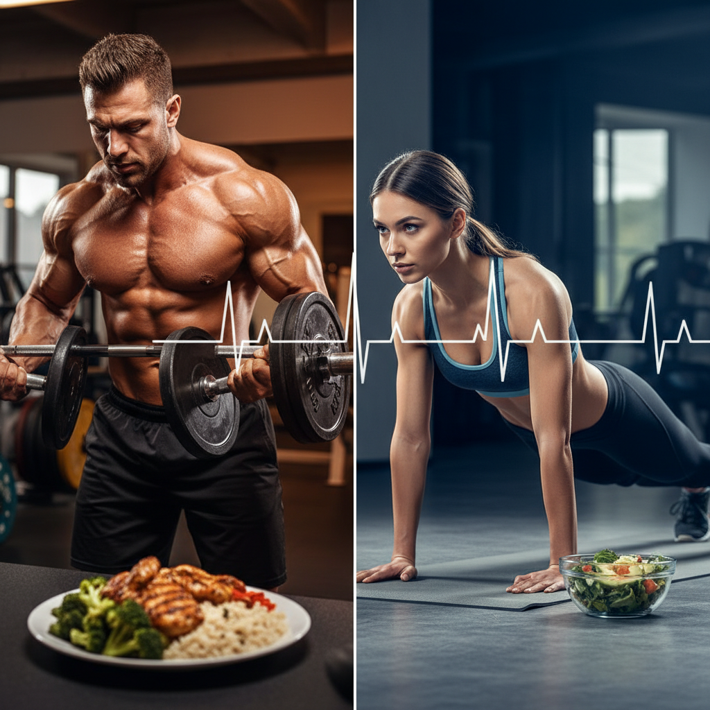 Ganho de Massa vs. Definição: Sua Dieta No Foco do Seu Objetivo Real