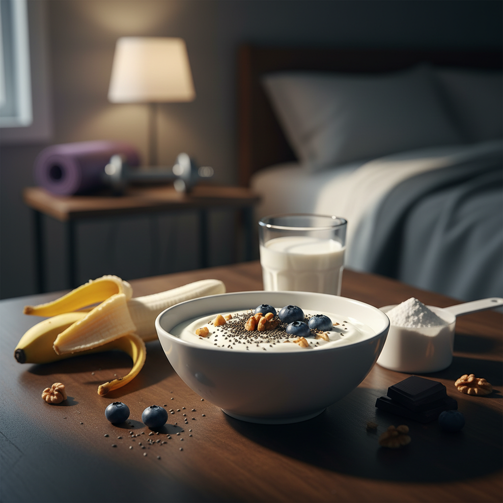 Ceia Estratégica: O Que Comer Antes de Dormir para Máxima Recuperação e Ganho Muscular?