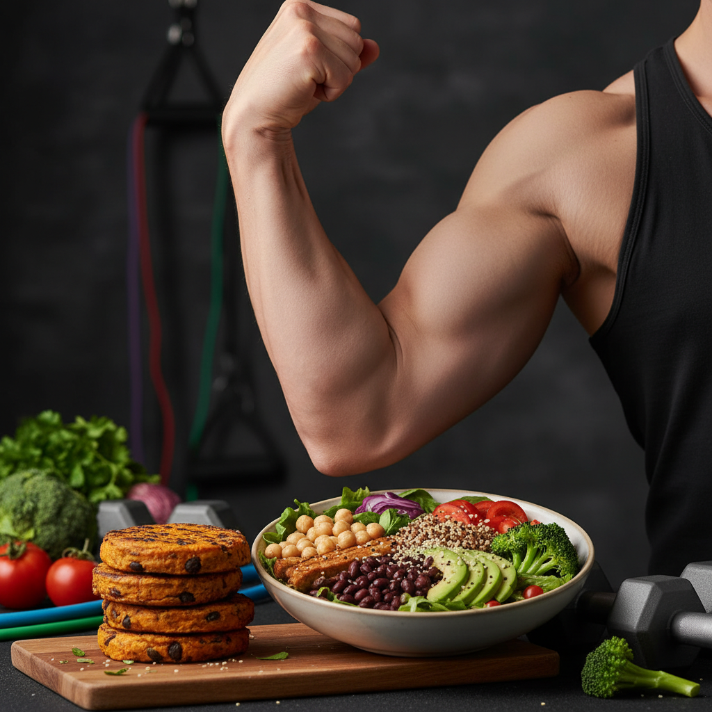 Receitas Vegetarianas Poderosas: Construa Músculos com Sabor e Saúde!