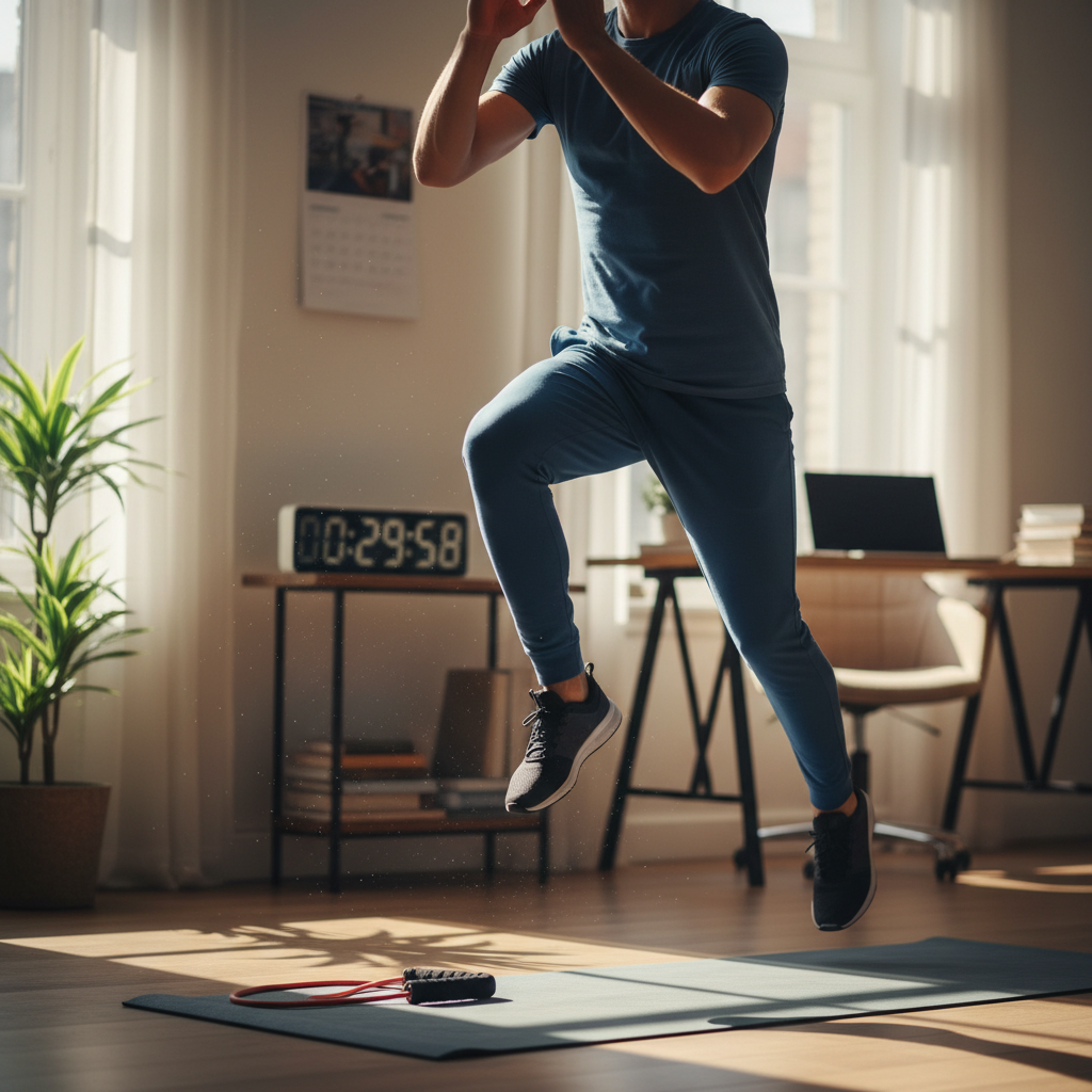 Rotina Imbatível: 30 Minutos de Treino em Casa Para Quem Não Tem Tempo a Perder!